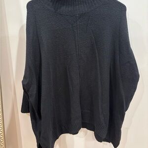 LOFT Black Cowl Neck Sweater